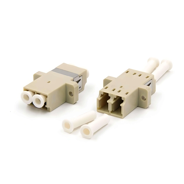 What equipment has a fiber optic interface 