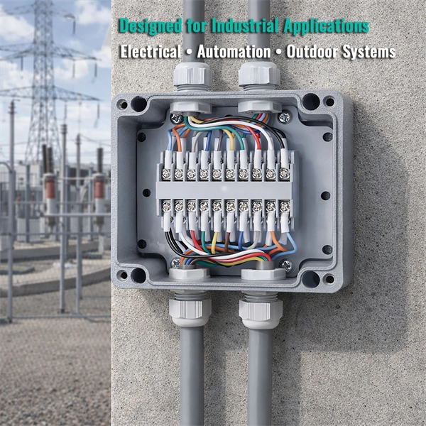 Junction Box for 12-core Multimode Optical Cable