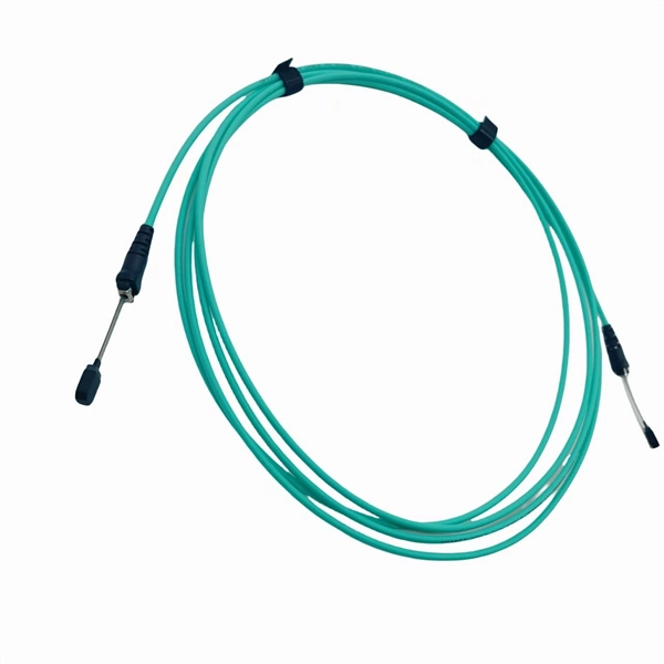 How many times thicker is an optical fiber cable than a cable 