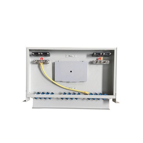 Electrical distribution box on the scaffolding of the construction site - E-Motional Optics & Connectivity